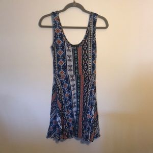 Blue Aztec Dress